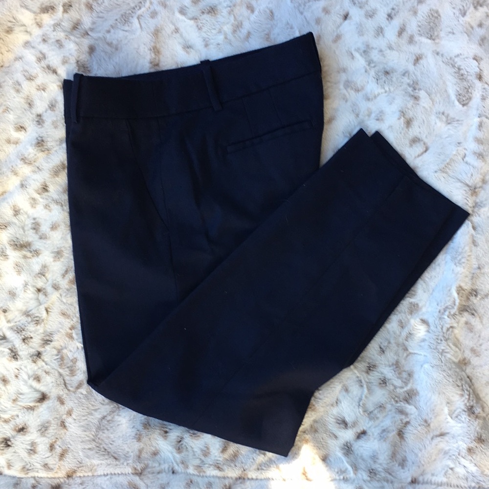 J. Crew navy trousers pants size 2 petite